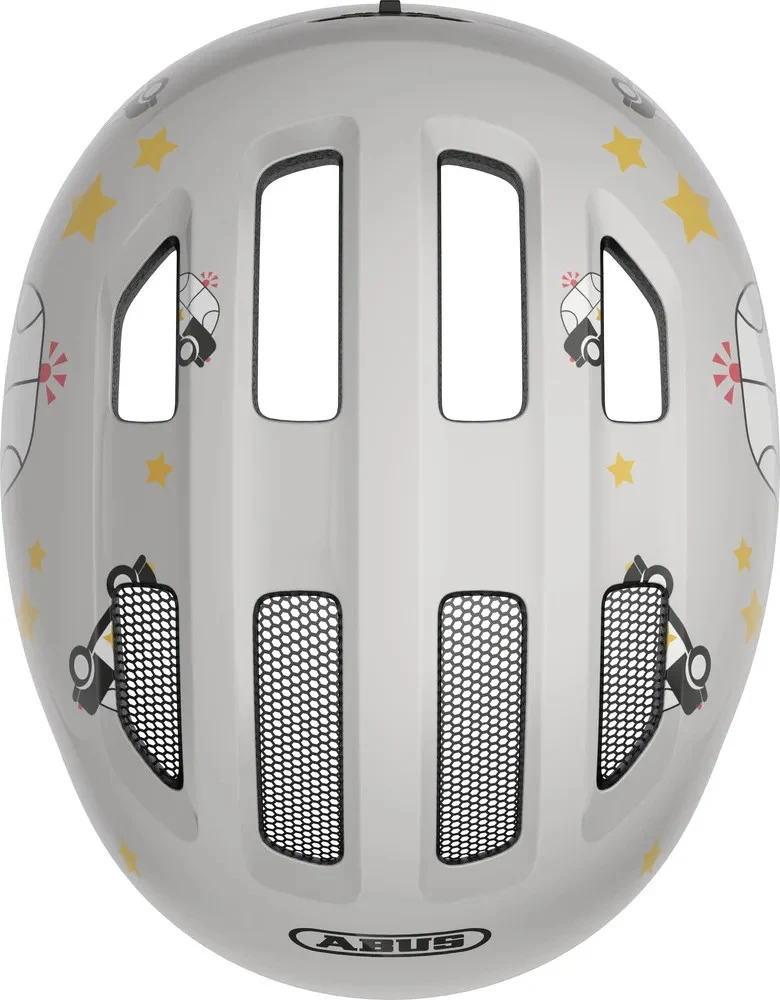 Abus Smiley 3.0 Kinderhelm Grey Police