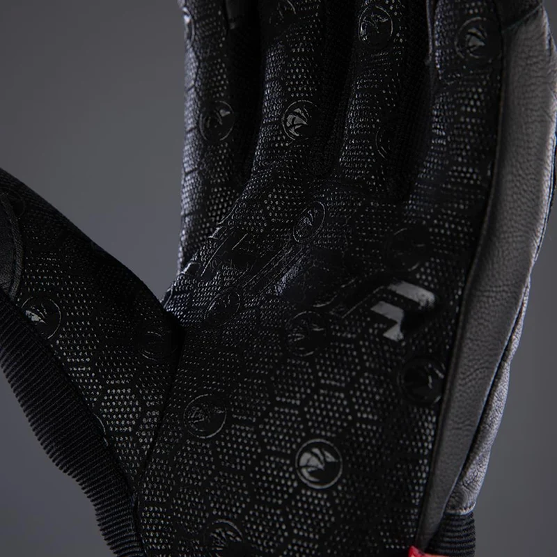 CHIBA Sport Pro - wasserdichte Winter-Radhandschuhe mit PrimaLoft, Größe 7, schwarz