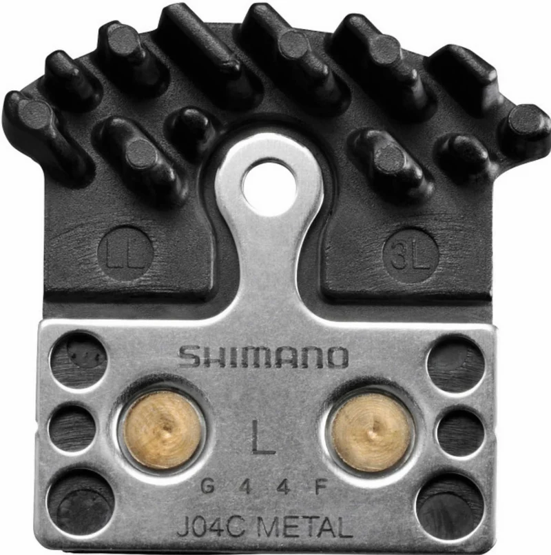 Shimano Ice-Tech J04C Metall mit Kühlrippen Scheibenbremsbeläge 1 Paar