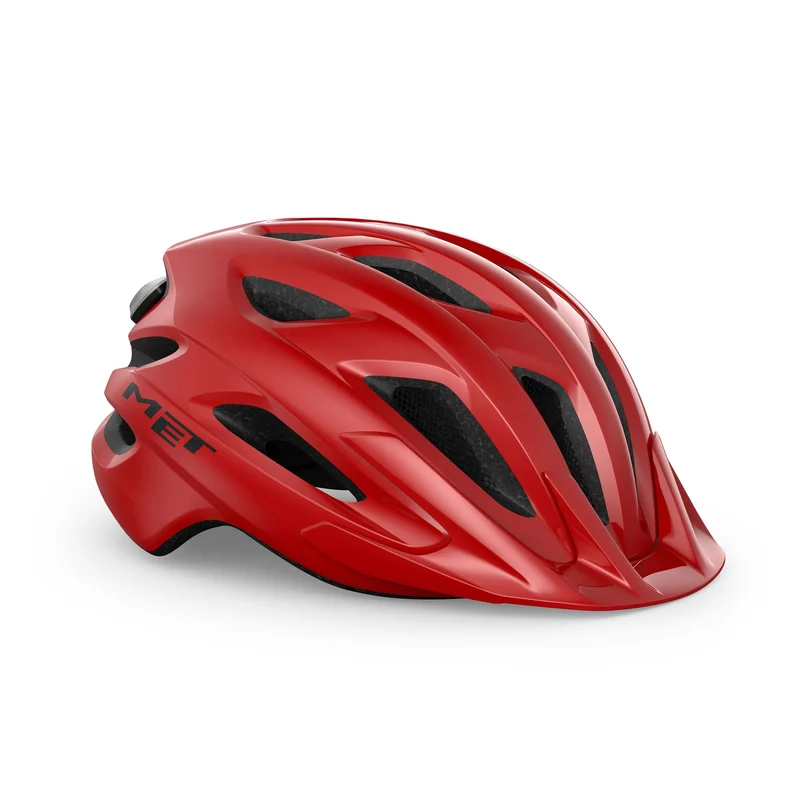 Helm Met Crossover Red Mate