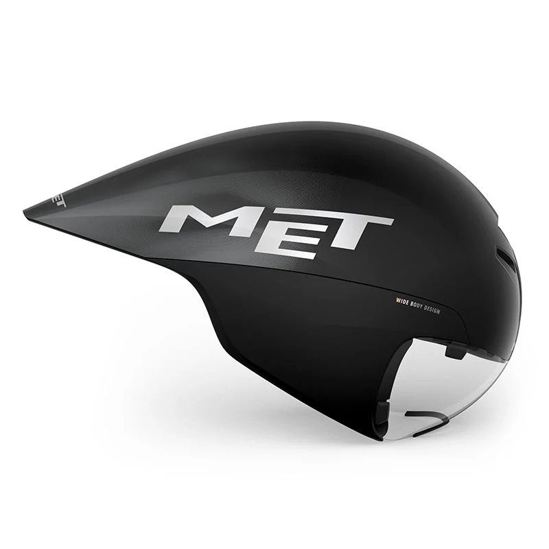 Helm Met Drone Wide Body II Black Metal Glow