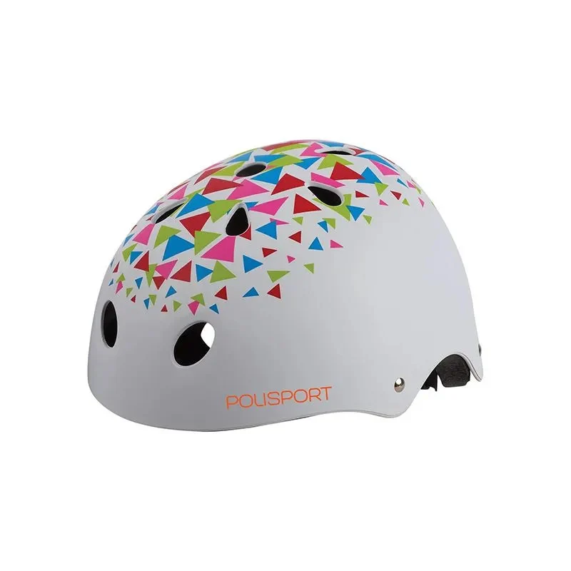 Helm Polisport Junior Urban Radical White Triangle
