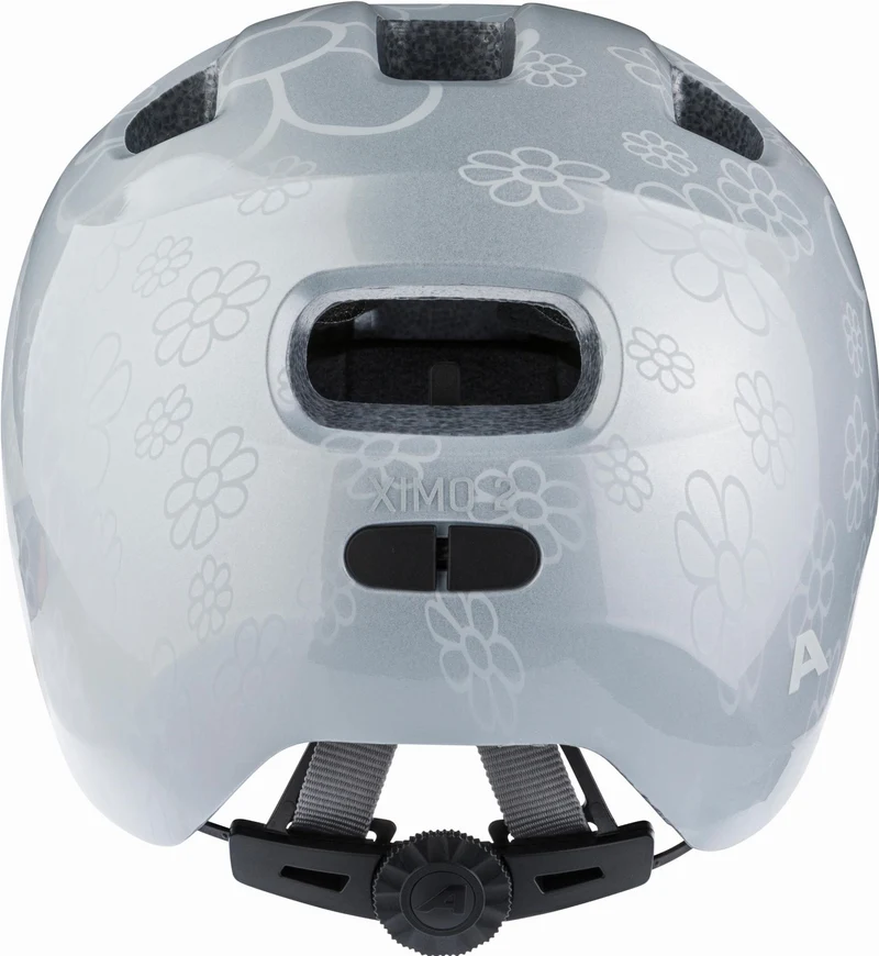 Alpina Ximo 2 Kinder-Helm silver flower gloss