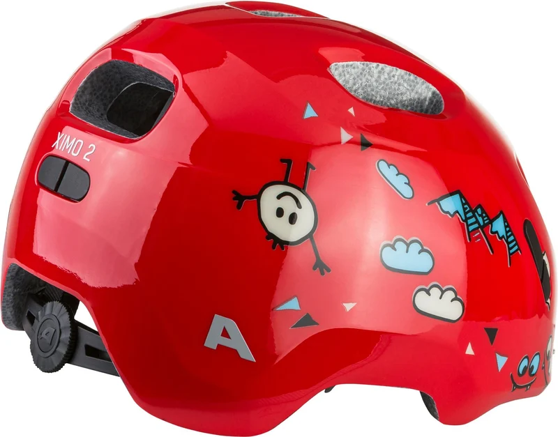 Alpina Ximo 2 Kinder-Helm red smile gloss