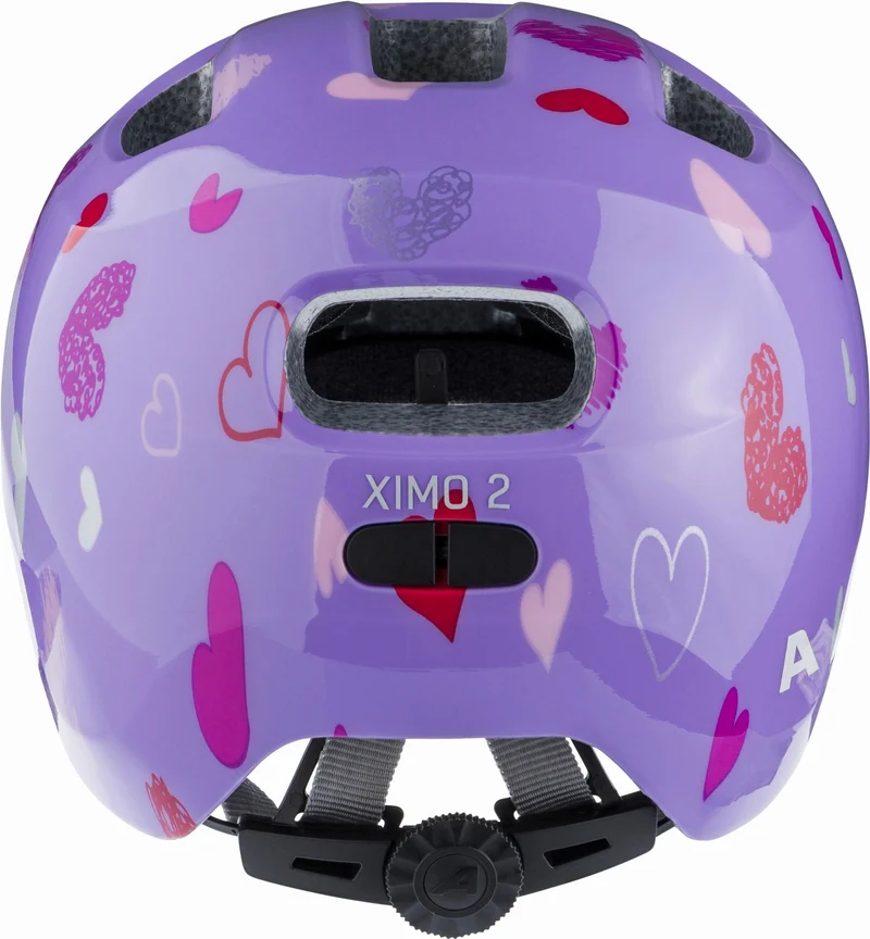Alpina Ximo 2 Kinder-Helm purple hearts gloss