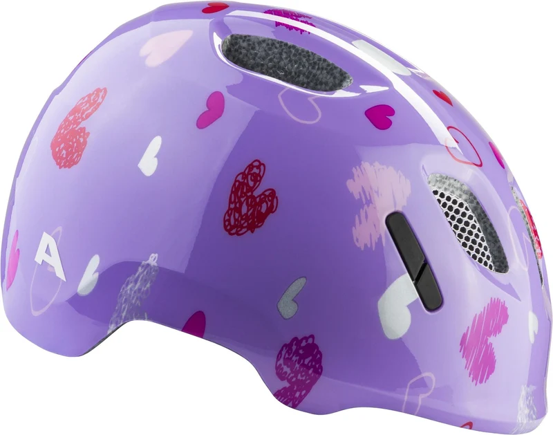 Alpina Ximo 2 Kinder-Helm purple hearts gloss
