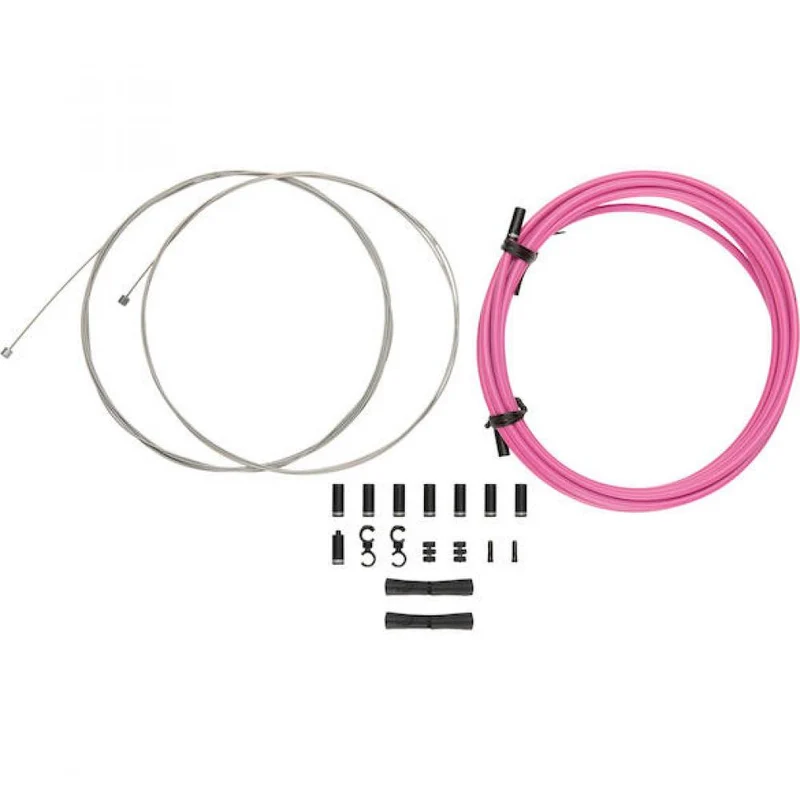 Jagwire Schaltzugset Road & Mountain Sport Universal Pink - präzises Schalten