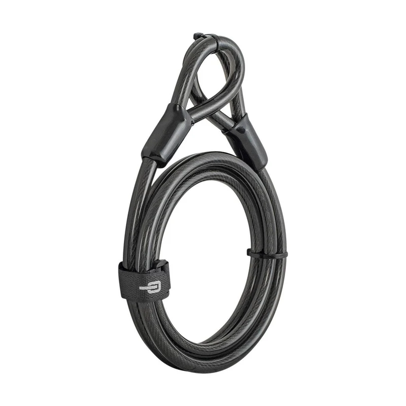 Hiplok Stahlgeflecht-Kabel 2 m black