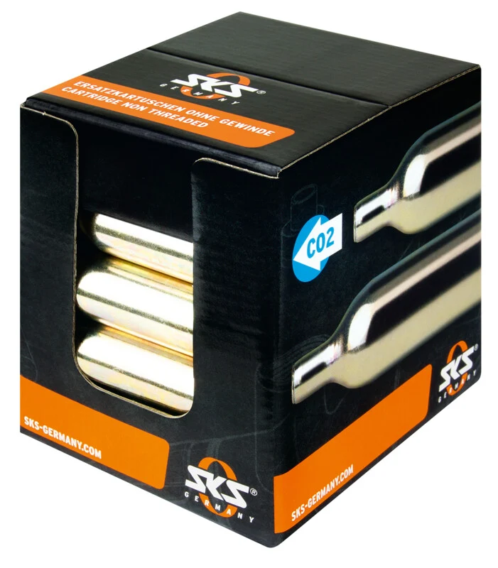 SKS GERMANY CO2-Kartusche ohne Gewinde für Airchamp Pro golden 1 Stk. 16 g