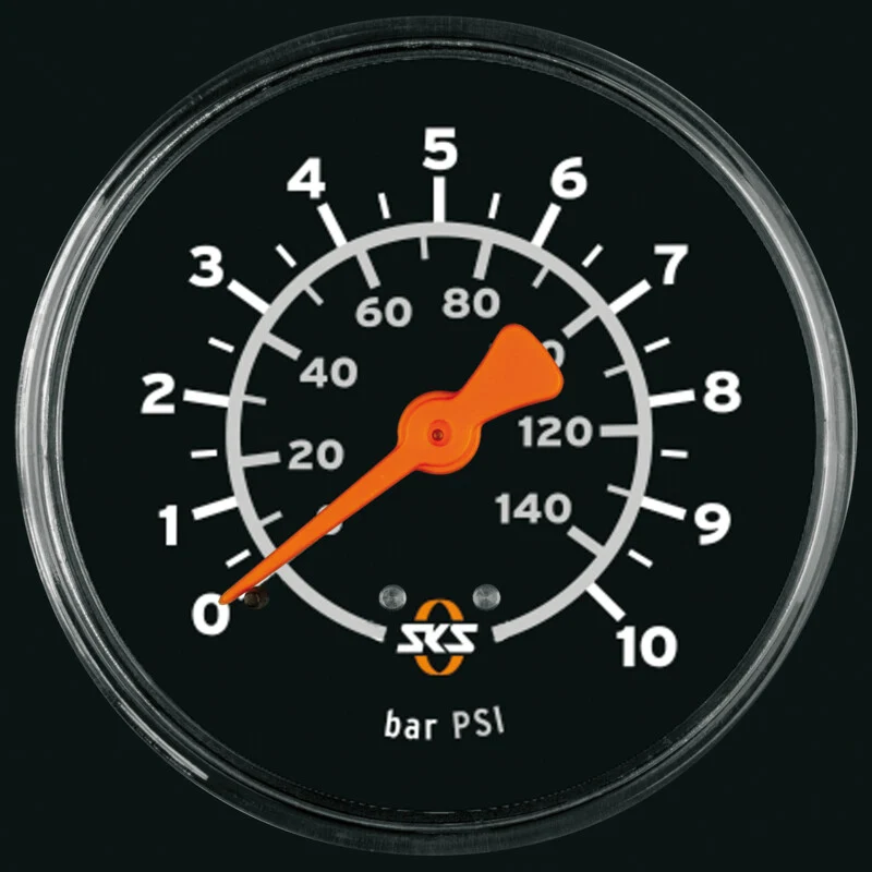 SKS GERMANY Airworx 10.0 Ersatzmanometer black