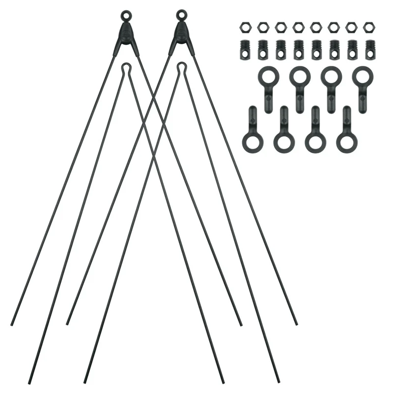 SKS GERMANY ASR-/V-Streben Set für Bluemels Basic und Stripes 26" - 29" black 365 mm