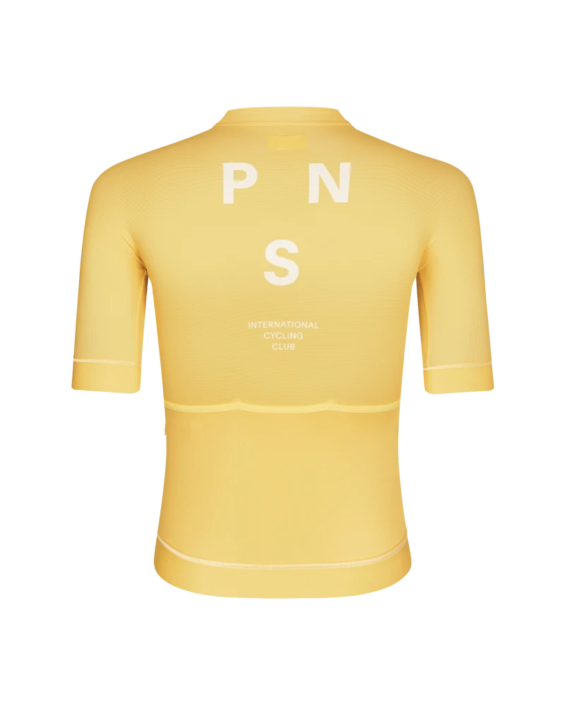Pas Normal Studios Mechanism Kurzarm Trikot Herren Verblasstes Gelb