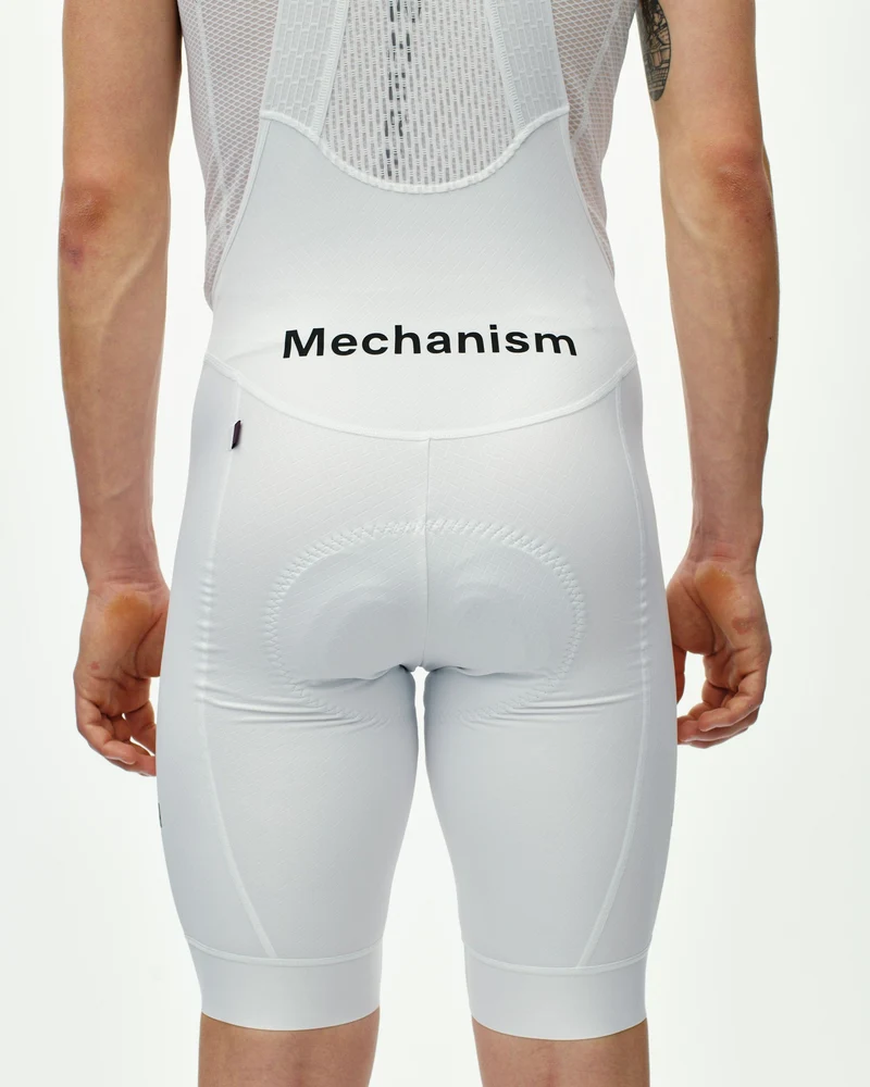 Pas Normal Studios Mechanism Herren Bib Shorts Weiß