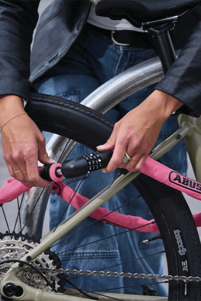 Abus Ketten-/Zahlenschloss Tresor 6807C/110 Schwarz