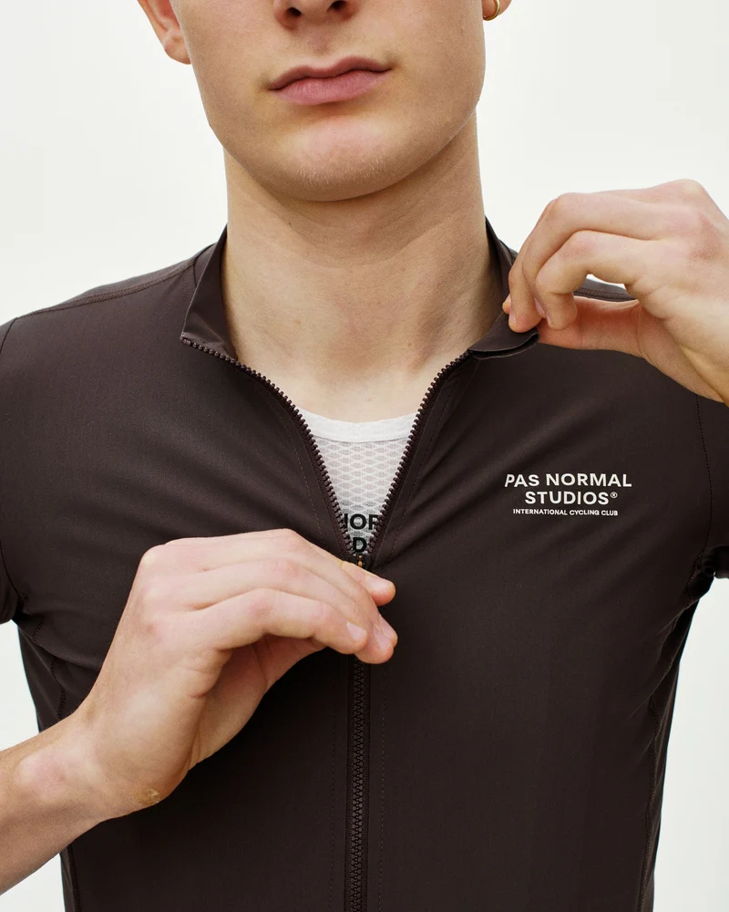 Pas Normal Studios Essential Kurzarm Trikot Herren Dunkel Lila