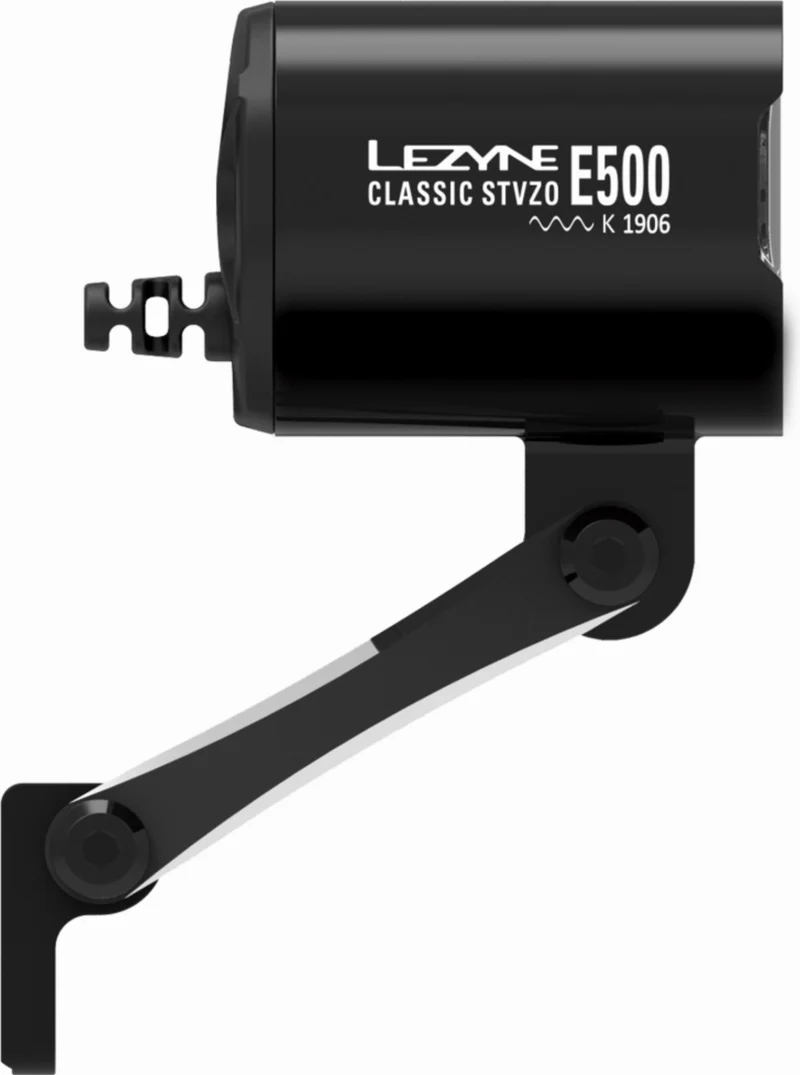 Lezyne E-Bike Frontlicht Classic STVZO E500 schwarz