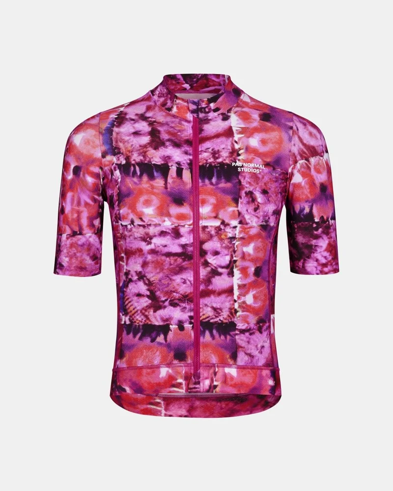 Pas Normal Studios Essential Kurzarm Trikot Herren Kaleidoskop Pink