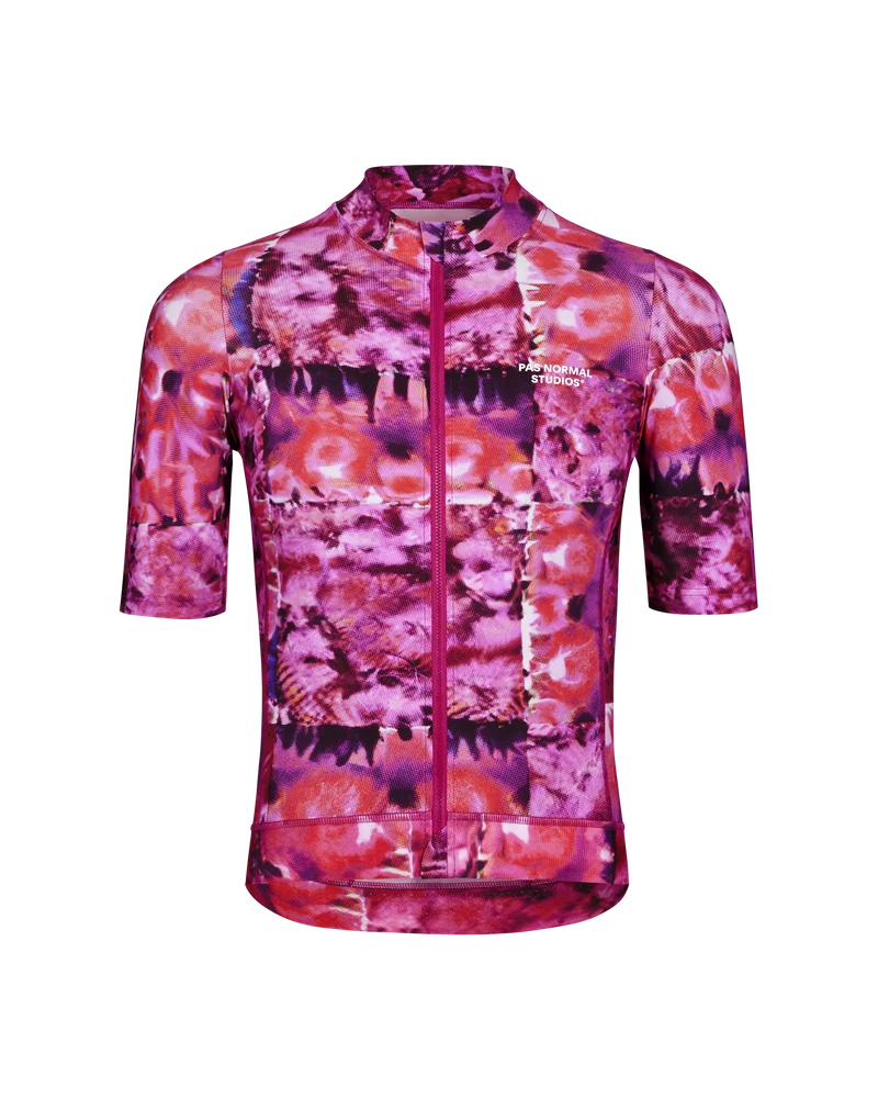 Pas Normal Studios Essential Kurzarm Trikot Herren Kaleidoskop Pink