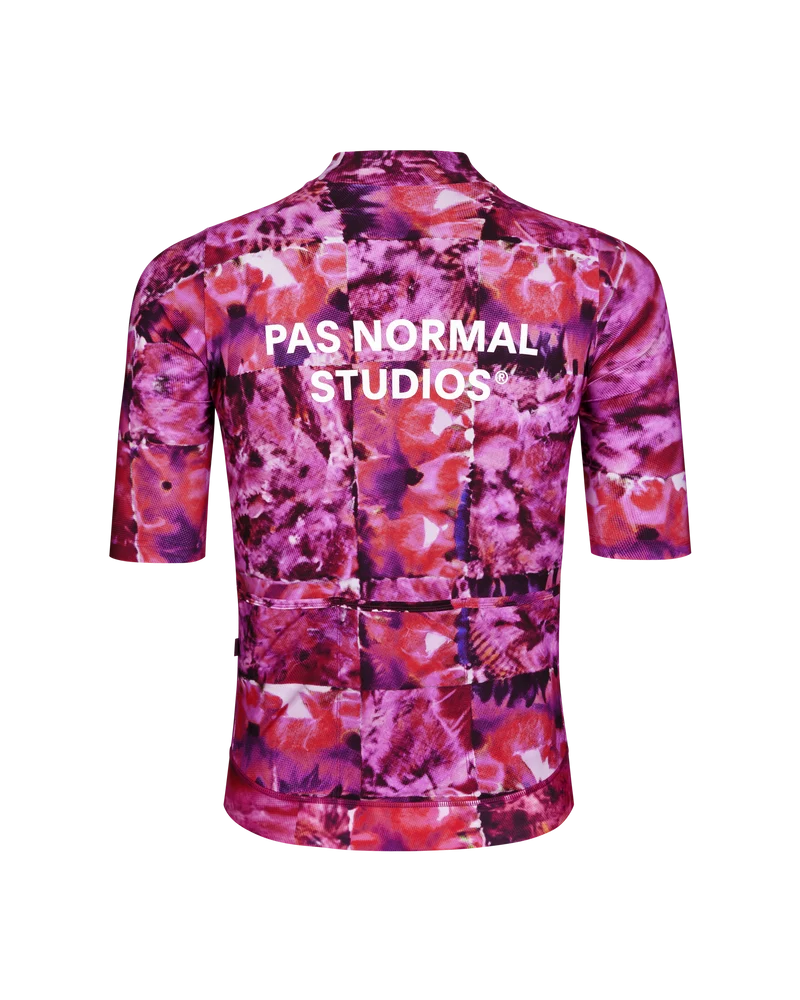 Pas Normal Studios Essential Kurzarm Trikot Herren Kaleidoskop Pink