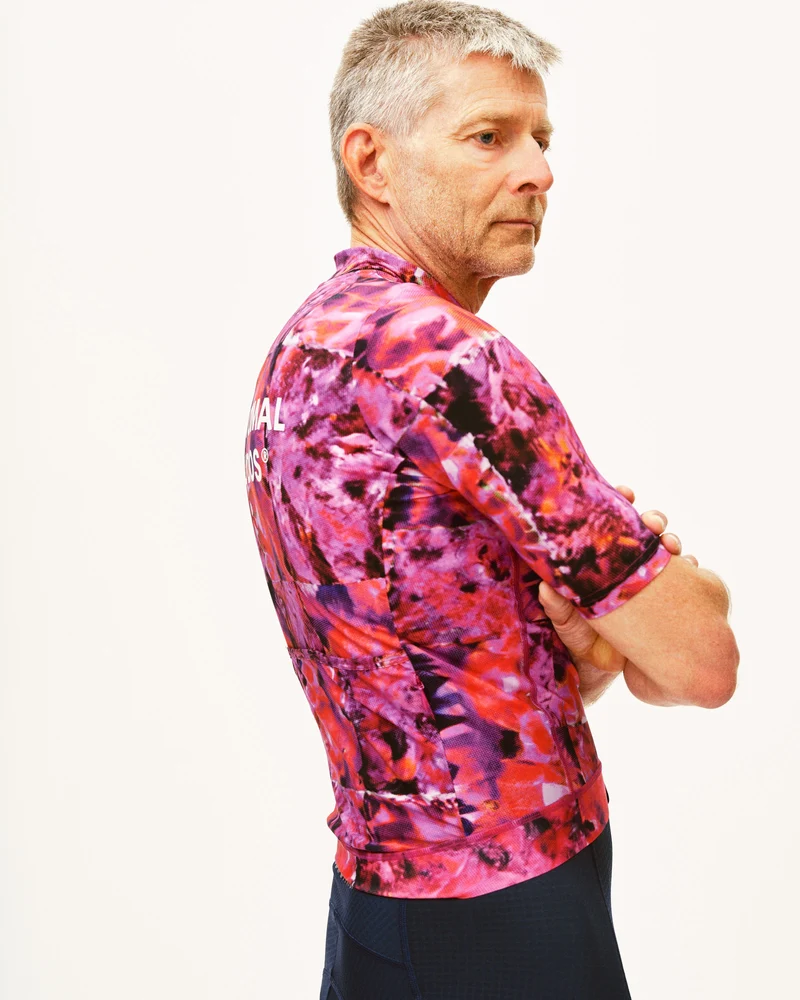 Pas Normal Studios Essential Kurzarm Trikot Herren Kaleidoskop Pink