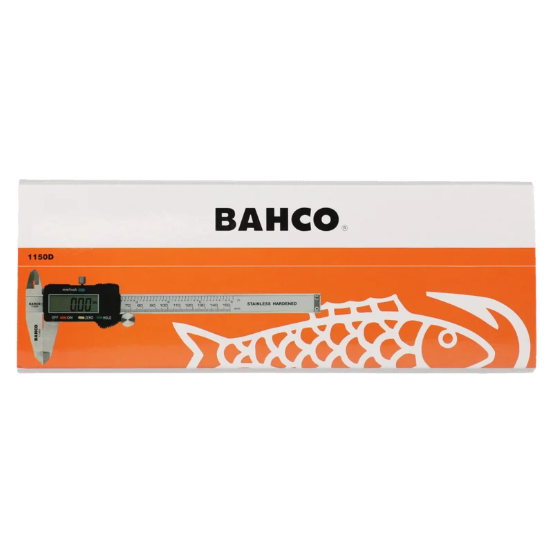 Bahco Edelstahl Digitaler Messschieber Zoll/Metrisch 0/150mm Schwarz/Grau