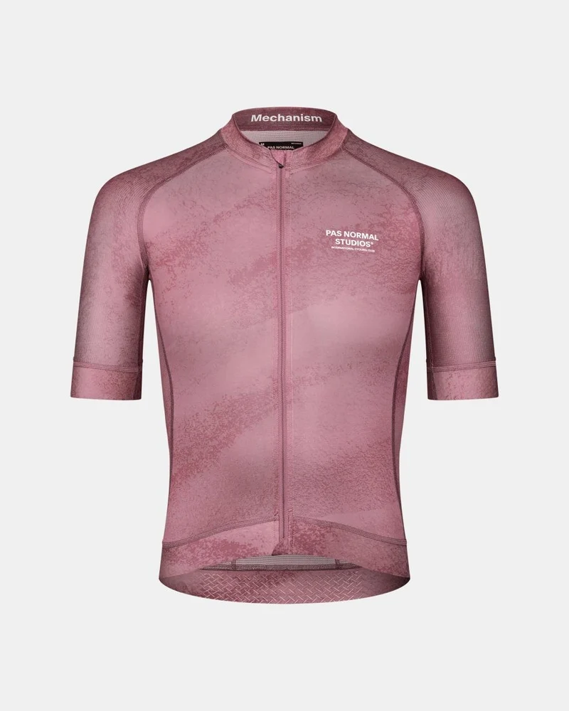 Pas Normal Studios Mechanism Kurzarm Trikot Herren AOP Dunkel Mauve