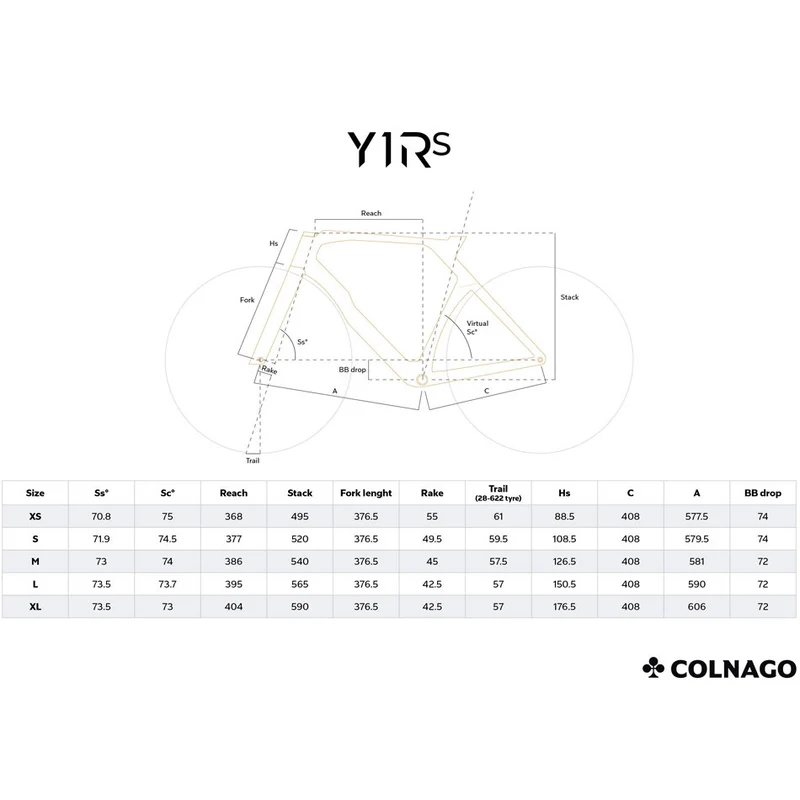 Colnago Rahmen Y1RS 2025 ADQ