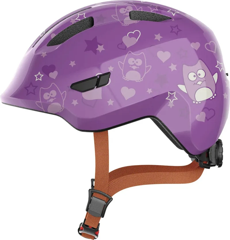 Abus Smiley 3.0 Kinderhelm Purple Star