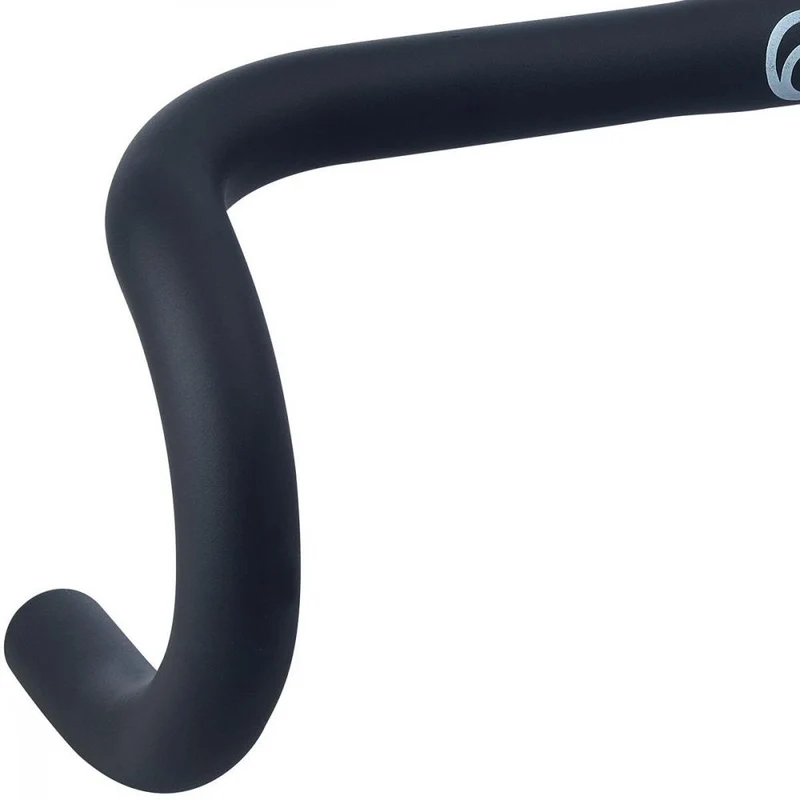 Deda Elementi Lenker Piega 44 Zentimeter schwarz matt - 26,0 Millimeter Klemmung, RHM Form, 6061 Aluminium, Reach 75 Millimeter, Drop 130 Millimeter