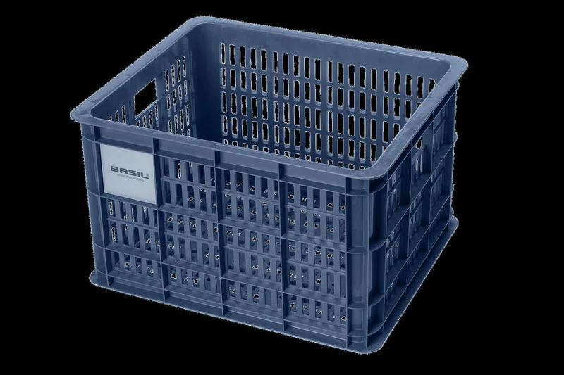 Basil Crate Fahrradkasten bluestone