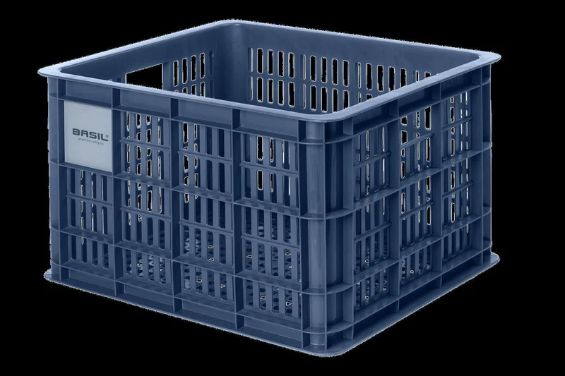Basil Crate Fahrradkasten bluestone