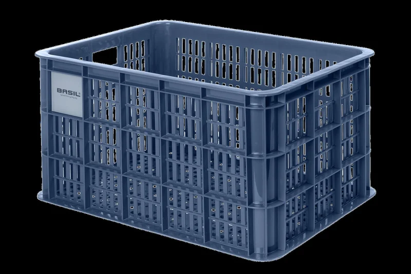 Basil Crate Fahrradkasten bluestone