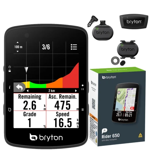 Bryton Rider 650 T GPS-Fahrradcomputer Schwarz