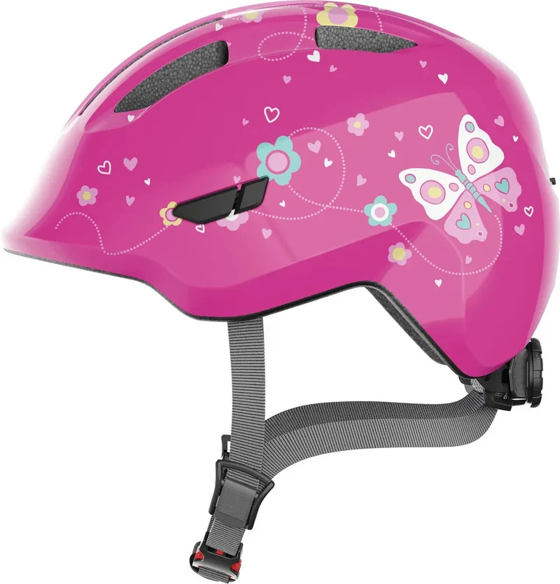 Abus Smiley 3.0 Kinderhelm Pink Butterfly