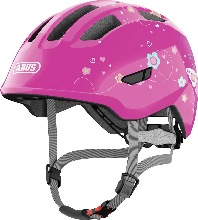 Abus Smiley 3.0 Kinderhelm Pink Butterfly