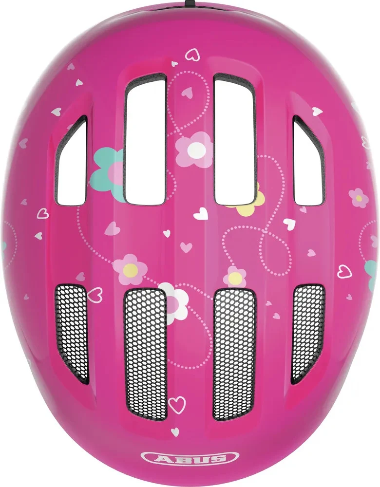 Abus Smiley 3.0 Kinderhelm Pink Butterfly