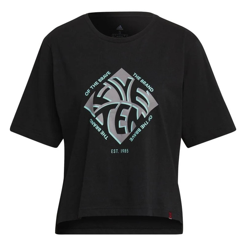 FiveTen Cropped Graphic T-Shirt