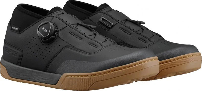 SHIMANO Fahrradschuhe GF800 MTB Flatpedal Herren/Damen Typ - Größe 45, Schwarz
