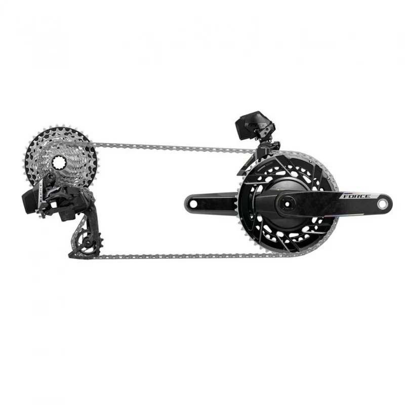 SRAM Force AXS 2-fach Kit ohne Kurbel, hydr., 36T, 160 mm Disc - kabellose Schalt-Performance