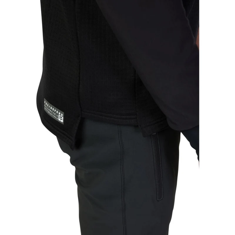 FOX Defend Thermal MTB-Hoodie Schwarz XL mit Polartec Power Grid