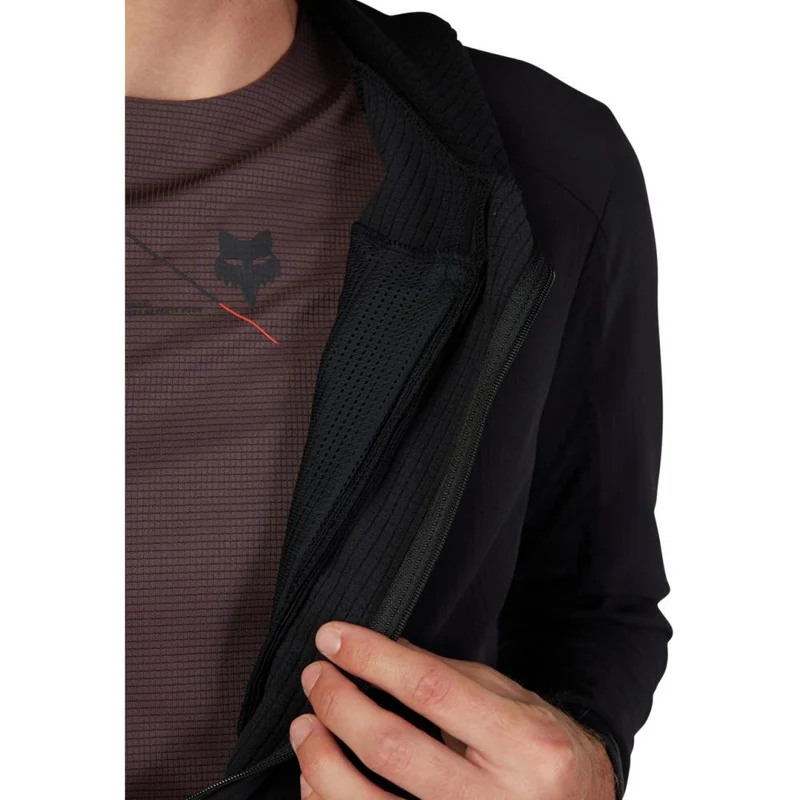 FOX Defend Thermal MTB-Hoodie Schwarz XL mit Polartec Power Grid