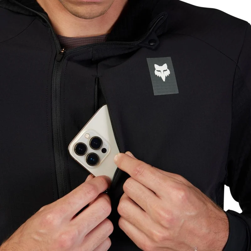 FOX Defend Thermal MTB-Hoodie Schwarz XXL mit Polartec Power Grid