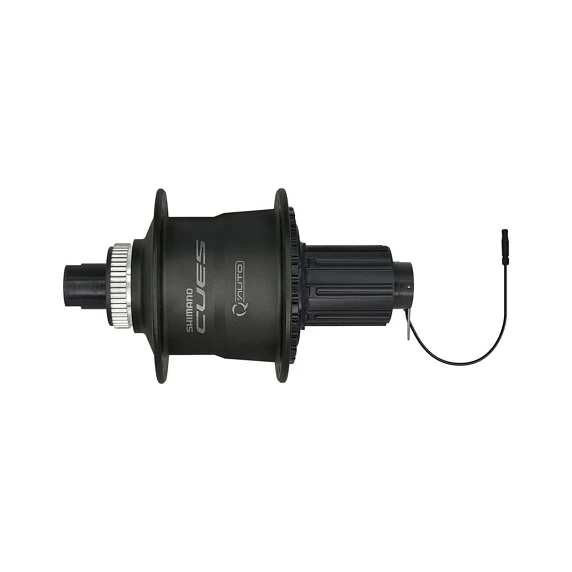 Hinterradnabe Shimano CUES FH-U6060 AUTO SHIFT Scheibenbremse Center Lock 11/10s 142/36 Schwarz