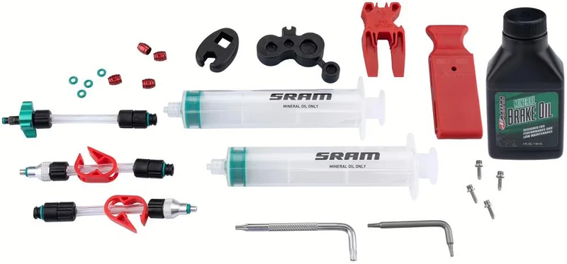 SRAM Mineral Oil Bleed Kit V2 Entlüftungsset mit 120 ml Maxima Mineralöl