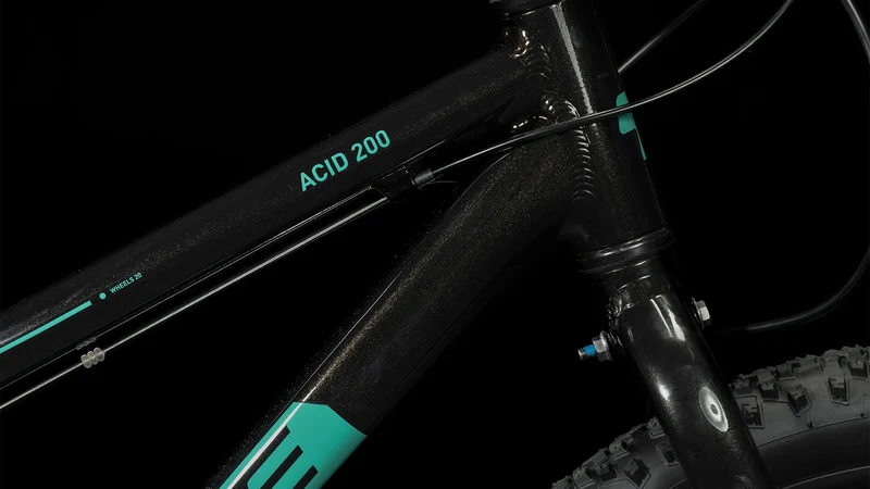Cube Acid 200 Disc Kinderrad Diamant 20" black´n´green