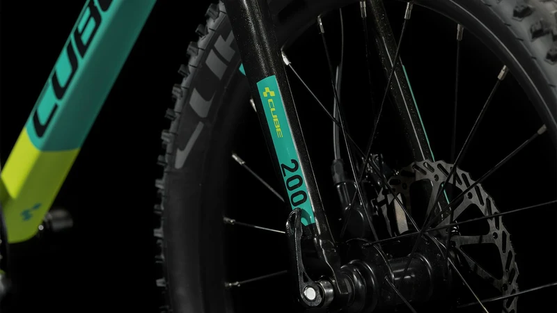 Cube Acid 200 Disc Kinderrad Diamant 20" black´n´green