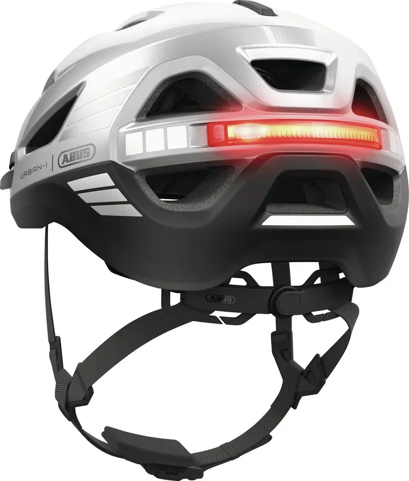 Abus Urban-I 4.0 Ace Stadthelm Signal Silver