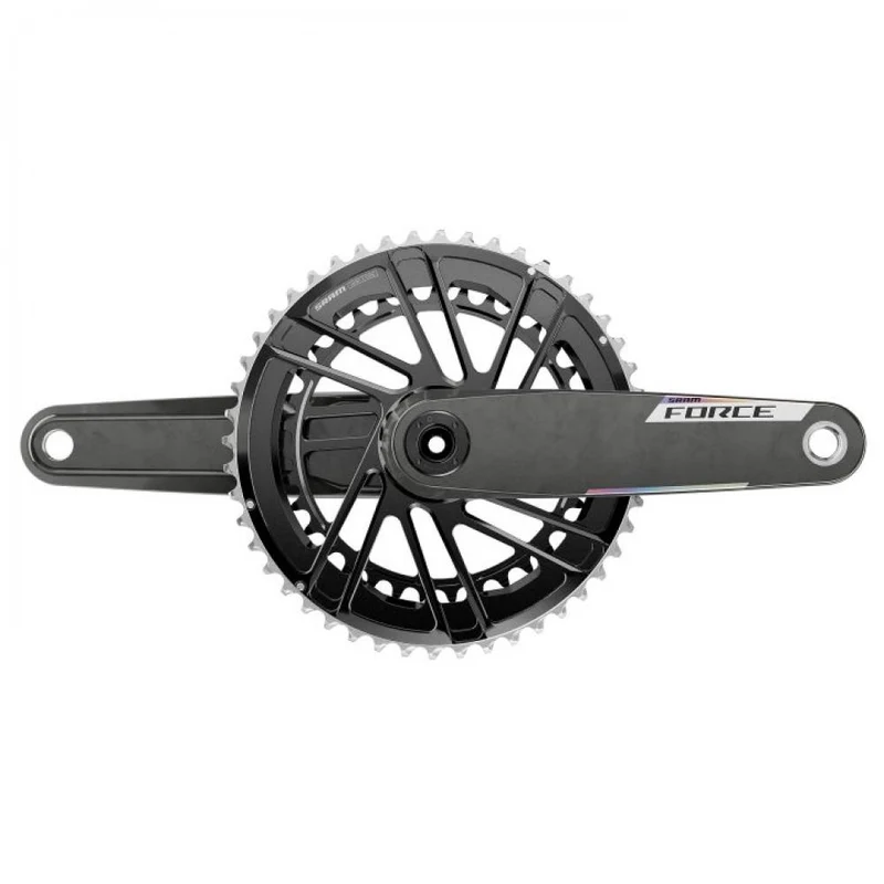 SRAM Force E1 Kurbelgarnitur 160 mm 48-35T - leichte, steife 2-fach Rennradkurbel