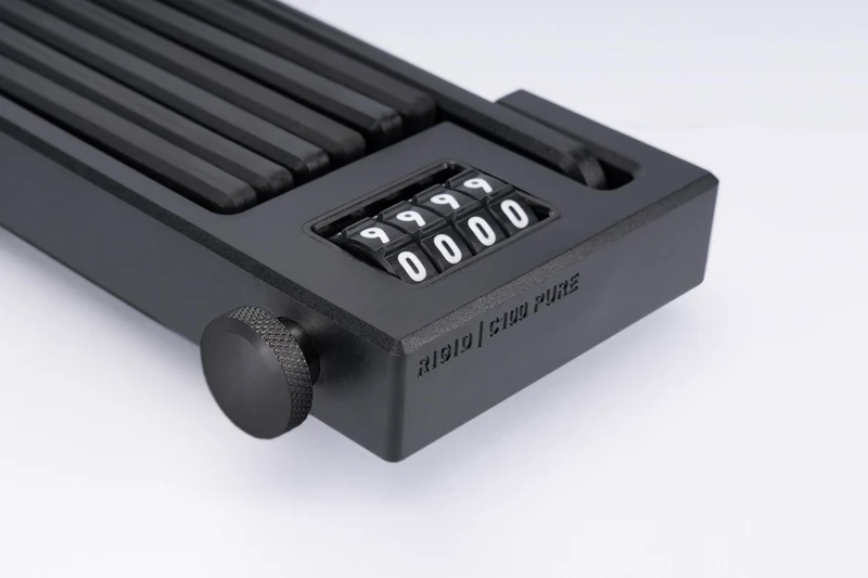 Acid Faltschloss Rigid Pure C100 black