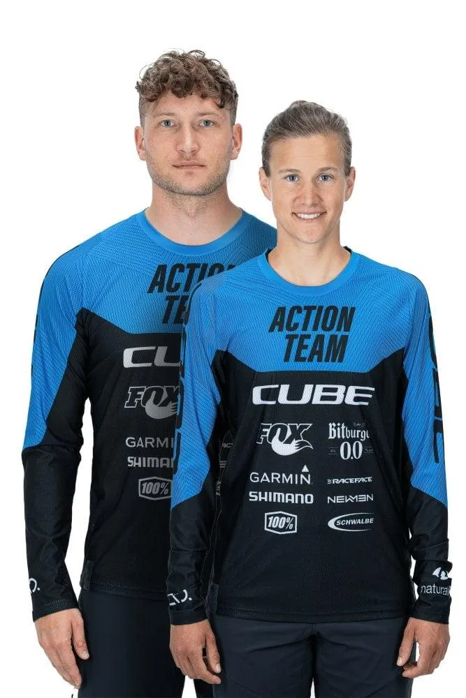 Cube EDGE Rundhalstrikot langarm